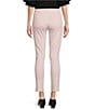 Color:Blush - Image 2 - Perfect Fit Ankle Side Slit Skinny Twill Jeans