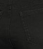 Gibson & Latimer Perfect Fit Twill Denim High Rise Roll Cuff Shorts, Color:Black - Image 4