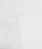 Gibson & Latimer Perfect Fit White Wash Twill Denim High Rise Roll Cuff Shorts, Color:White - Image 4