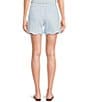Gibson & Latimer Perfect Fit Woven Mid Rise Scalloped Hem Shorts - Image 2