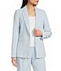 Gibson & Latimer Perfect Fit Woven Notch Lapel Long Sleeve Coordinating Suiting Blazer - Image 1