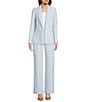 Gibson & Latimer Perfect Fit Woven Notch Lapel Long Sleeve Coordinating Suiting Blazer - Image 4