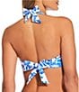 Gibson & Latimer Porcelain V-Wire Bandeau Swim Top, Color:Bright Royal - Image 2