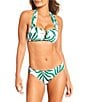 Gibson & Latimer Rainforest Palms Classic Hipster Swim Bottom, Color:Green - Image 3