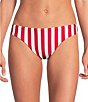 Gibson & Latimer Shoreline Stripe Classic Hipster Swim Bottom - Image 1