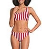 Gibson & Latimer Shoreline Stripe Classic Hipster Swim Bottom - Image 6