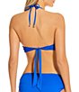 Gibson & Latimer Solid Banded Triangle Halter Swim Top - Image 6