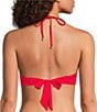 Gibson & Latimer Solid Banded Triangle Halter Swim Top - Image 2