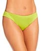 Gibson & Latimer Solid Classic Hipster Swim Bottom, Color:Apple - Image 1