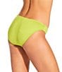 Gibson & Latimer Solid Classic Hipster Swim Bottom, Color:Apple - Image 2