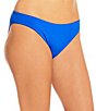 Gibson & Latimer Solid Twist Front Halter Swim Top & Solid Classic Hipster Swim Bottom - Image 5