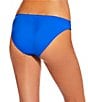 Gibson & Latimer Solid V-Neck Ruffle Bralette Swim Top & Solid Classic Hipster Swim Bottom - Image 5