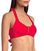 Gibson & Latimer Solid V-Wire Halter Swim Top - Image 3