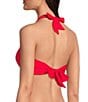 Gibson & Latimer Solid V-Wire Halter Swim Top - Image 4
