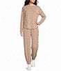 Gibson & Latimer Striped Knit Balloon Coordinating Pants - Image 3