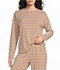 Gibson & Latimer Striped Knit Drop Shoulder Coordinating Top - Image 5