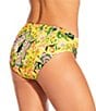 Gibson & Latimer Summer Flavor Side Shirred Mid Rise Swim Bottom, Color:Sunshine - Image 2