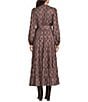 Gibson & Latimer V-Neck Long Bell Sleeve Dress - Image 2