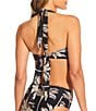 Gibson & Latimer West Palms V-Wire Bandeau Swim Top, Color:Black - Image 2