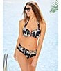 Gibson & Latimer West Palms V-Wire Bandeau Swim Top, Color:Black - Image 4