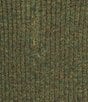 Gibson & Latimer Wool Blend Knit Mock Quarter Zip Dropped Long Wide Sleeve Pullover Sweater, Color:Deep Moss - Image 4