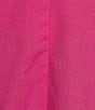 Gibson & Latimer Woven Crew Neck Sleeveless Deep Backline Twist Caftan Dress, Color:Magenta - Image 3