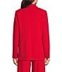 Gibson & Latimer Woven Notch Lapel Long Sleeve Double Breasted Coordinating Blazer, Color:Red - Image 3