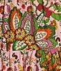 Gibson & Latimer Woven Voile Floral Print Surplice V-Neck Sleeveless Tie Waist Wrap Midi Dress, Color:Soft Pink - Image 3