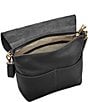 Gigi New York Andie Leather Crossbody Bag, Color:Black - Image 3