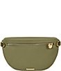 Gigi New York Beck Leather Sling Bag, Color:Sage - Image 2