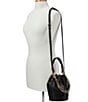 Gigi New York Brooklyn Leather Bucket Bag, Color:Black - Image 6