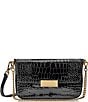 Gigi New York Edie Embossed Shoulder Bag, Color:Black - Image 1