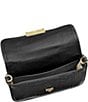 Gigi New York Edie Embossed Shoulder Bag, Color:Black - Image 2