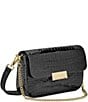 Gigi New York Edie Embossed Shoulder Bag, Color:Black - Image 3