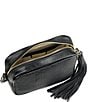 Gigi New York Madison Embossed Python Leather Crossbody Bag, Color:Black - Image 2