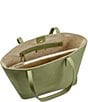 Gigi New York Teddie Leather Tote Bag, Color:Sage - Image 2