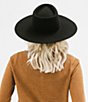 Gigi Pip Dakota Triangle Crown Wool Hat, Color:Black - Image 5