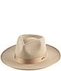 Gigi Pip Monroe Rancher Wool Fedora Hat, Color:Oatmeal - Image 1