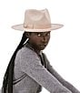 Gigi Pip Monroe Rancher Wool Fedora Hat, Color:Oatmeal - Image 3
