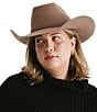 Gigi Pip Shane Wool Cowboy Hat, Color:Chocolate - Image 3