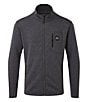 Color:Ash - Image 1 - Knit Full-Zip Fleece Jacket