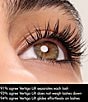 Giorgio Armani Vertigo Lift Longwear Lengthening Mascara Mini, Color:01 Obsidian Black - Image 3