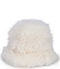 Girls Faux Fur Bucket Hat - Image 1