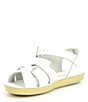 Color:White - Image 4 - Girls' Sun-San Sandal by Hoy Swimmer Leather Sandals (Youth)