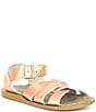Color:Rose Gold - Image 1 - Girls' Saltwater by Hoy The Original Leather Water Friendly Sandals (Infant)