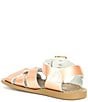 Color:Rose Gold - Image 3 - Girls' Salt Water by Hoy The Original Water Friendly Leather Sandals (Toddler)