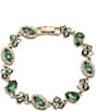 Givenchy Crystal Flex Line Bracelet, Color:Light Green - Image 1