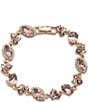 Givenchy Crystal Flex Line Bracelet, Color:Pink - Image 1