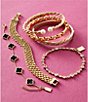 Givenchy Crystal Pave Twist Bangle Bracelet - Image 2