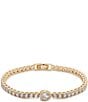 Givenchy CZ Flex Line Bracelet, Color:Gold - Image 1